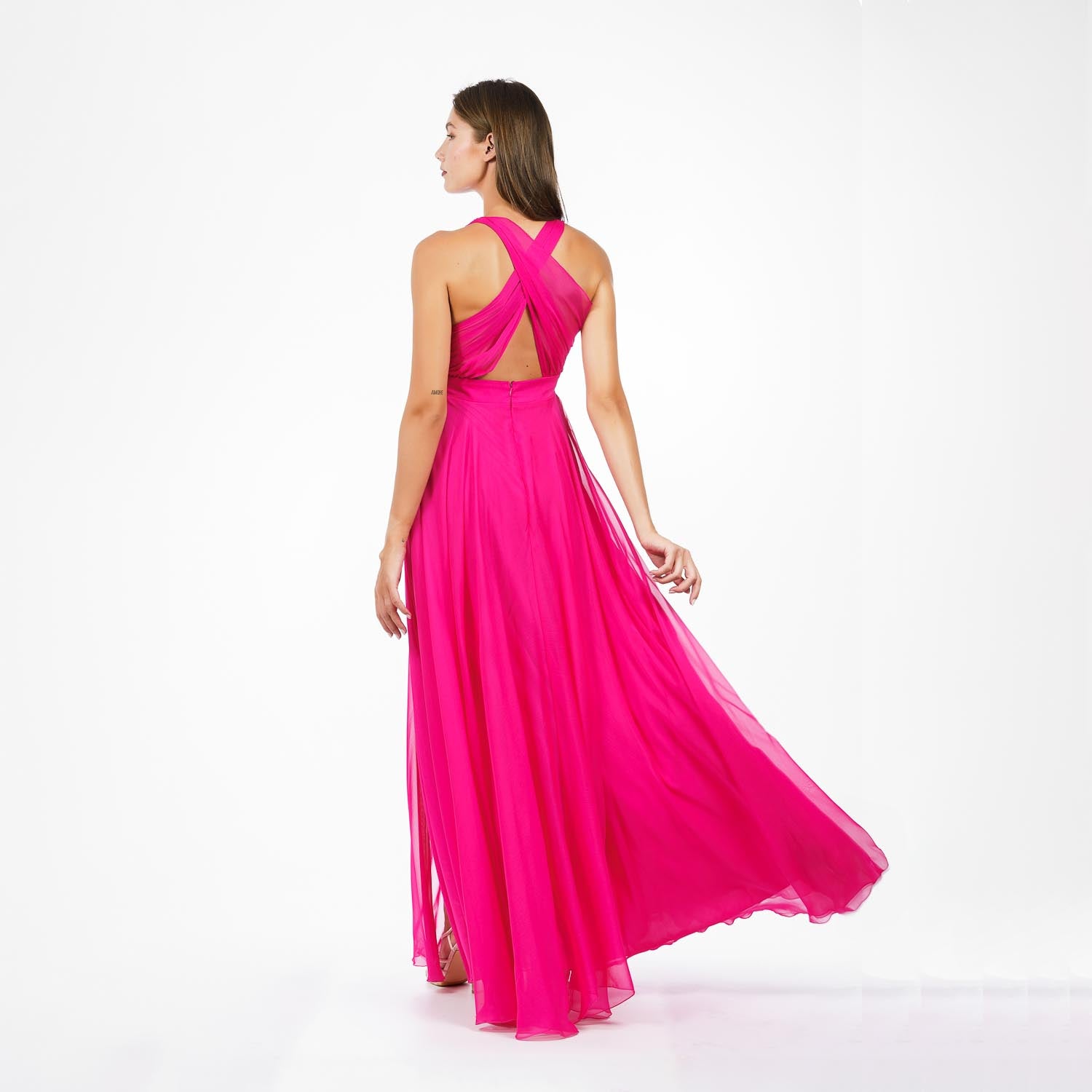Ariadne Fuchsia Dress
