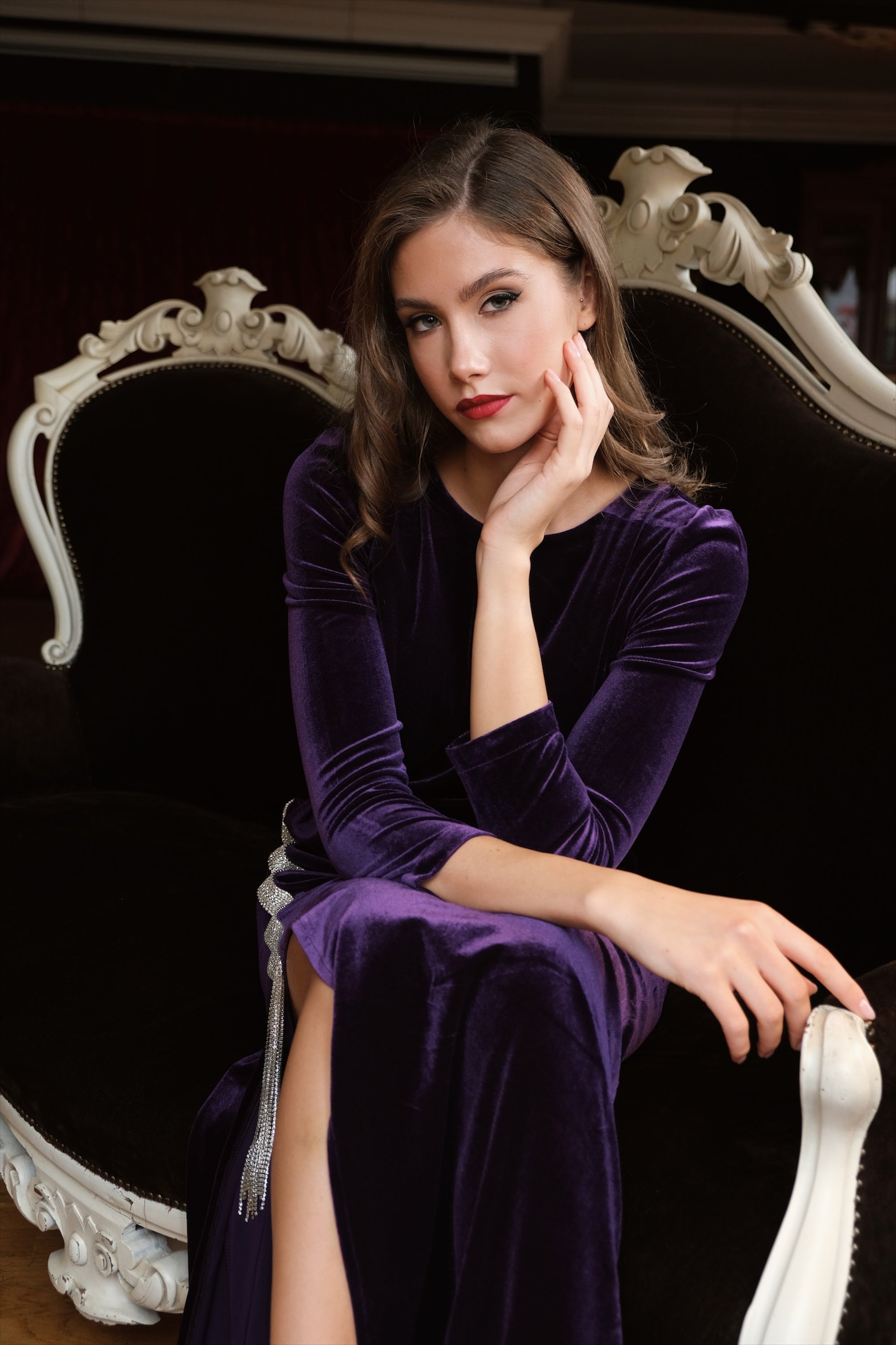 Athena Amethyst Dress