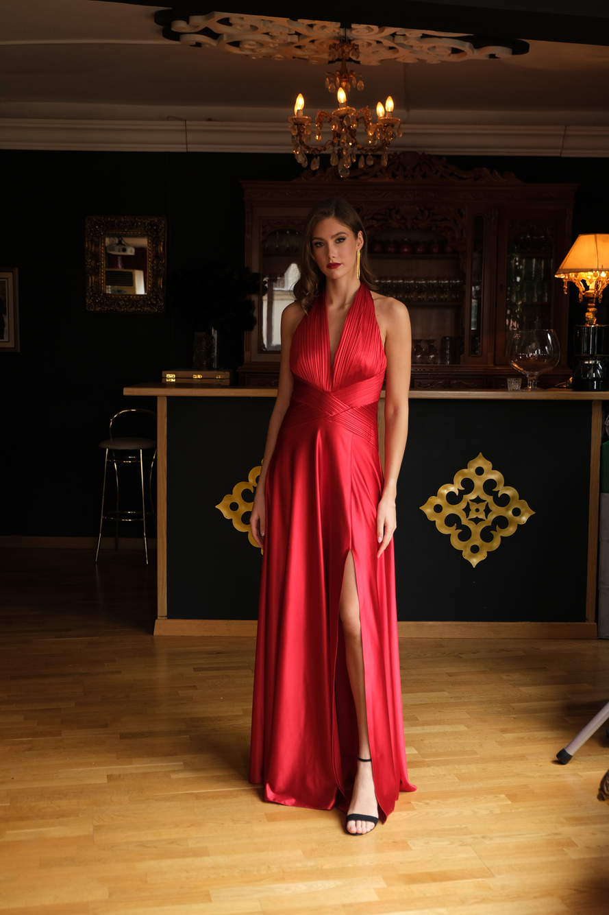 Irida Red Dress