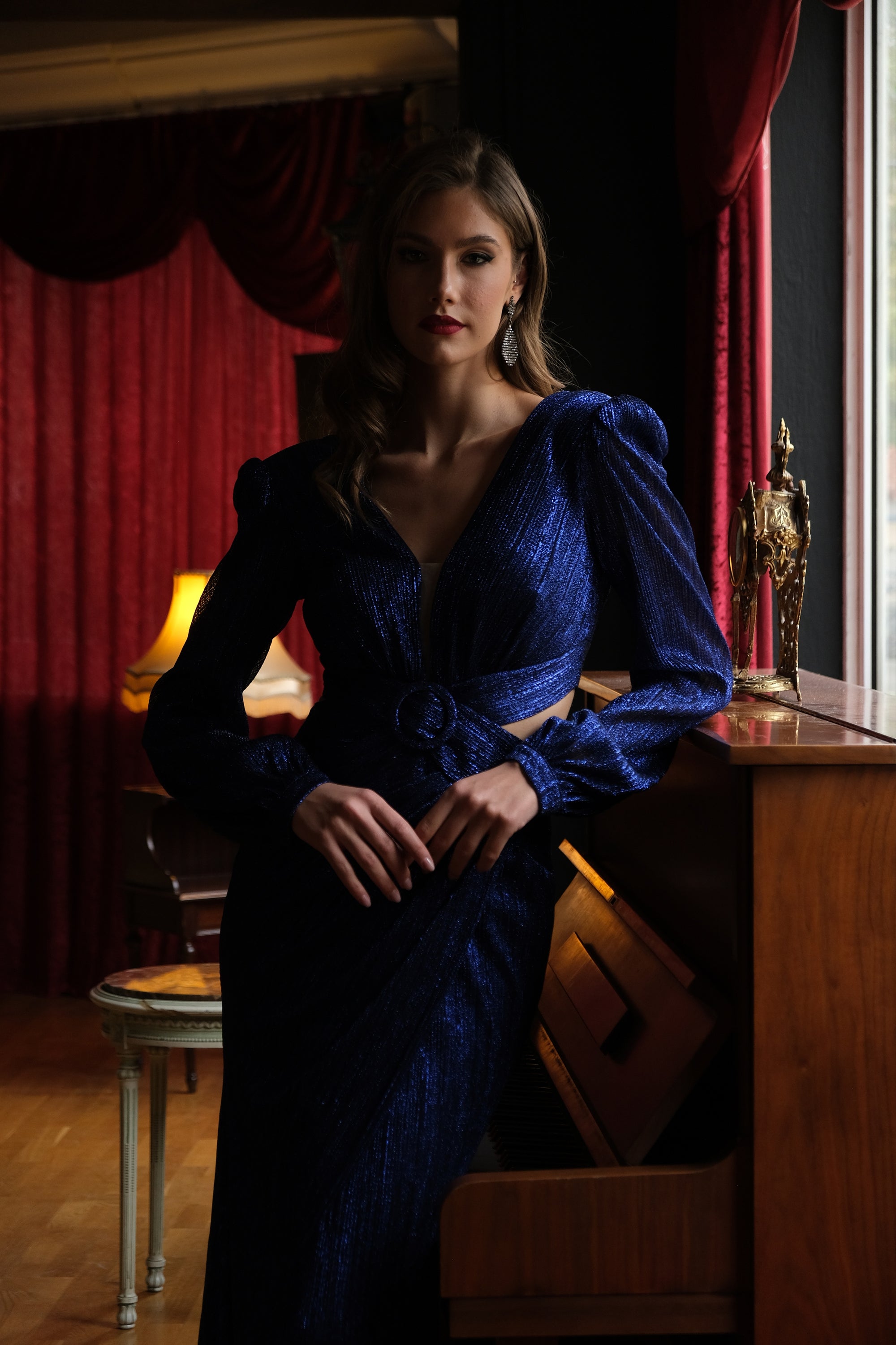 Thalo Blue Dress